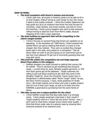 IMC 610 Final Project: IMC Plan for Kmart featuring Adam Levine | PDF