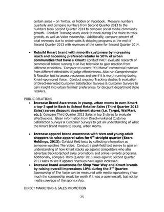 IMC 610 Final Project: IMC Plan for Kmart featuring Adam Levine | PDF