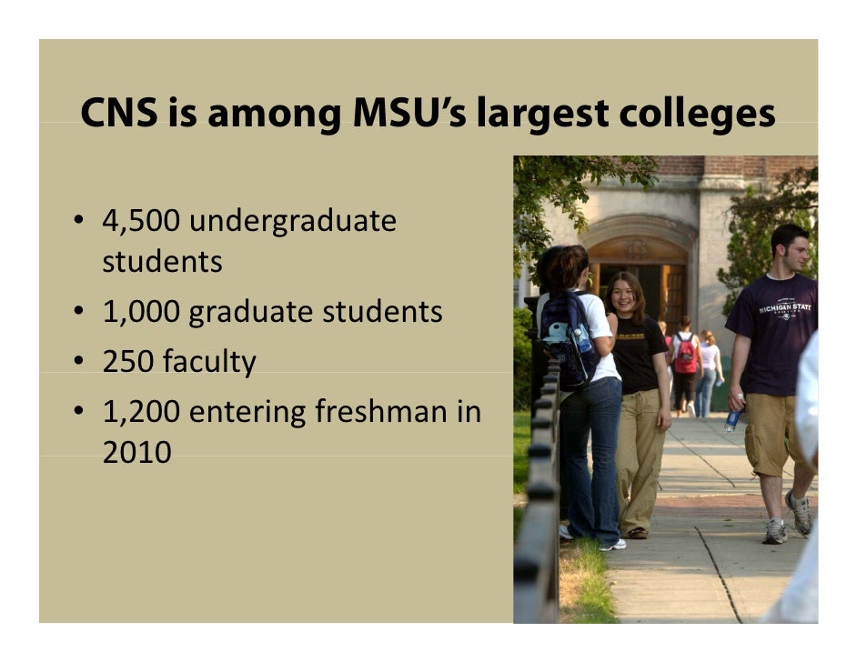Freshmen Welcome Presentation 10 Msu College Of Natural Science Freshmen Welcome Presentation 10 Msu College Of Natural Science
