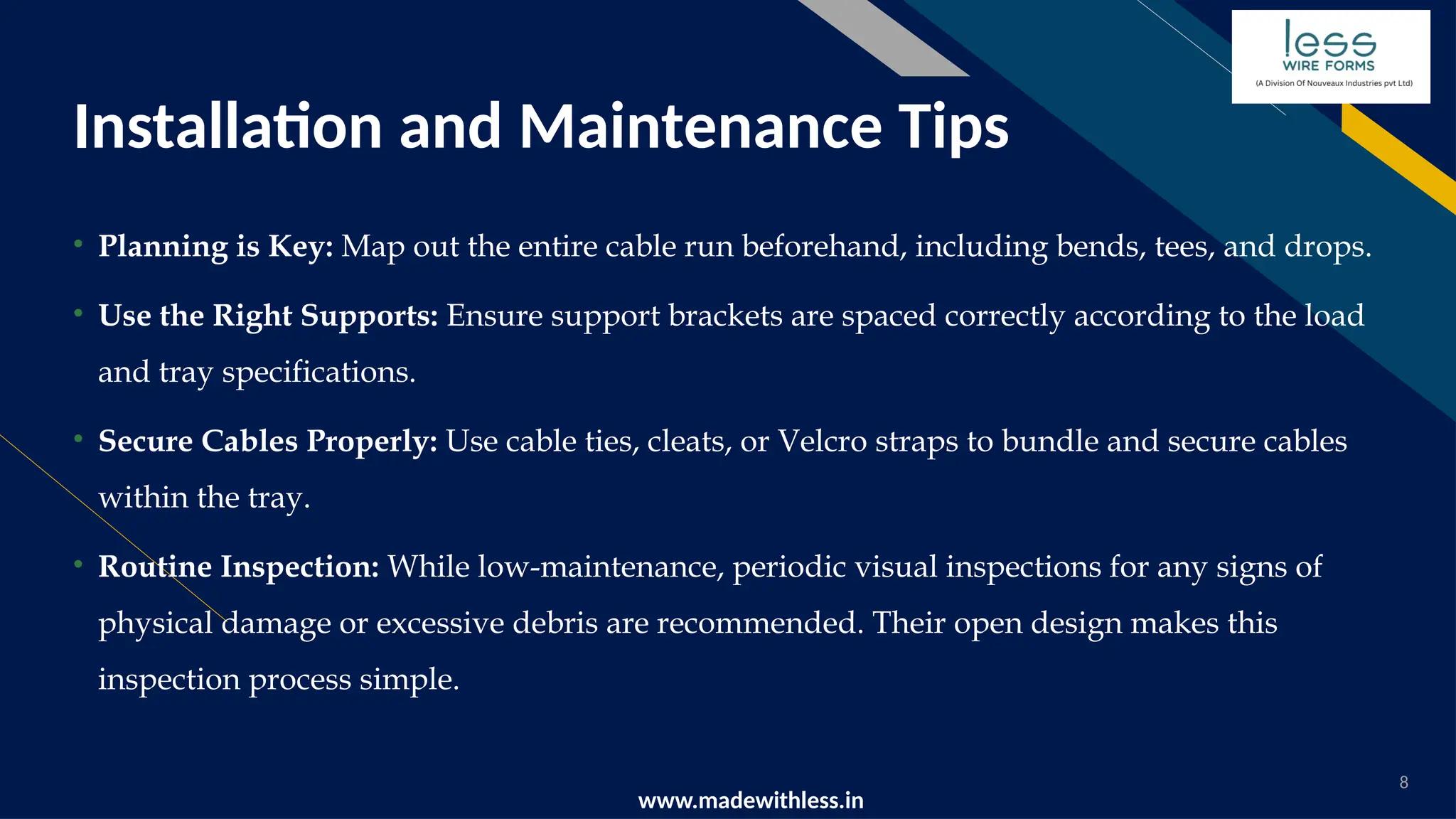 SS Wire Mesh Cable Trays The Ultimate Guide to Modern Cable Management.pptx