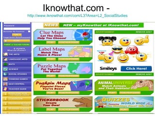 Iknowthat.com -  http://www.iknowthat.com/com/L3?Area=L2_SocialStudies 