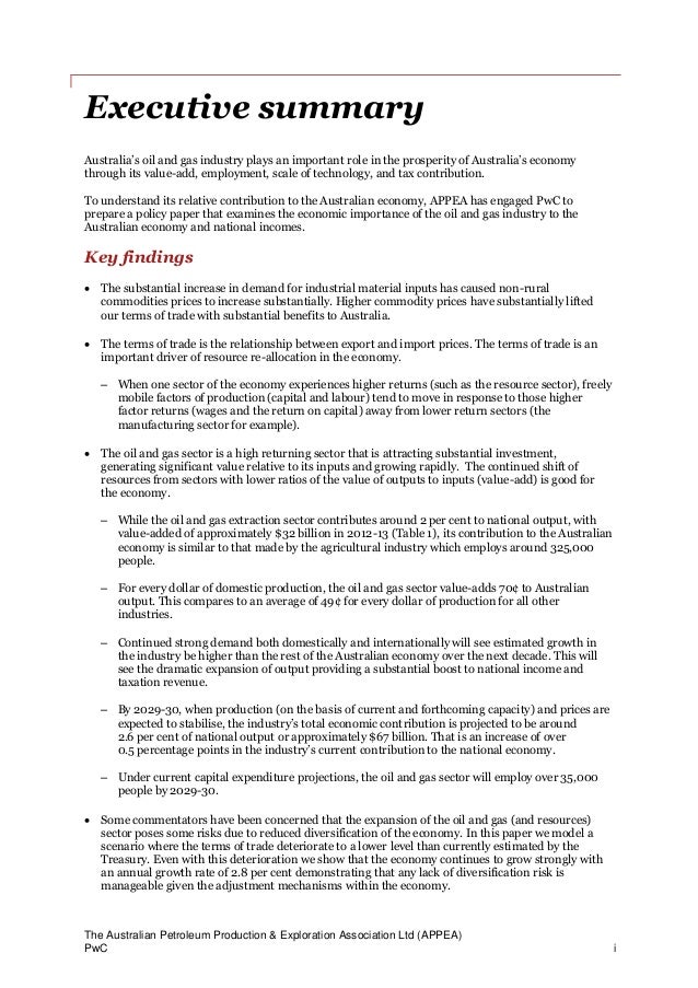 Pwc report Oil and gas industrySept2014