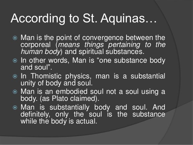 Thomas Aquinas View On Human Nature Thomas Aquinas View On Human Nature