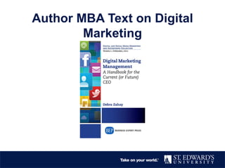 Author MBA Text on Digital
Marketing
 