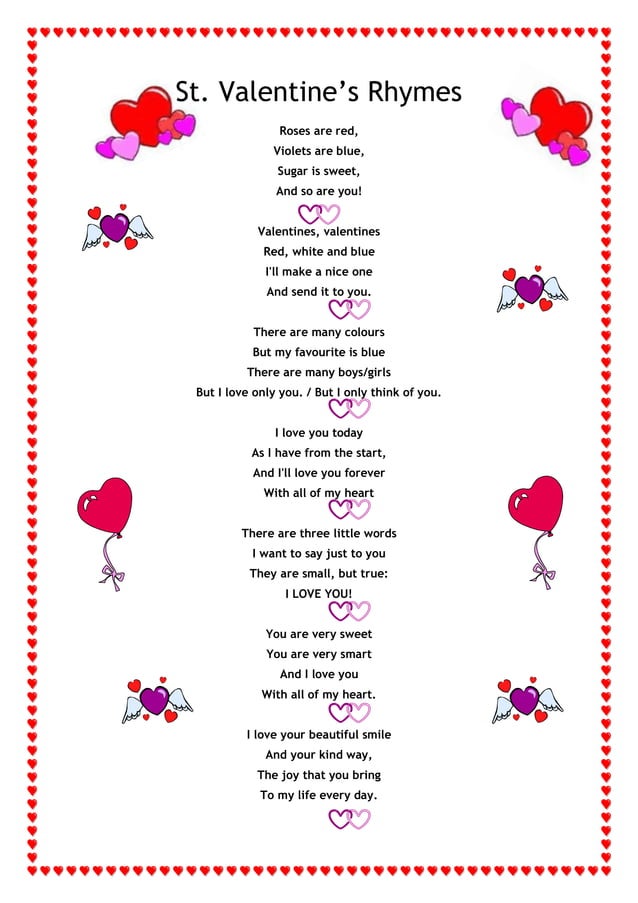 St. valentine´s poems