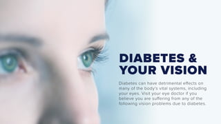 The Affects Diabetes Can Have On Your Vision - St. Hope Foundation