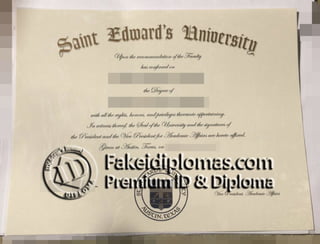 St. Edward's University degree