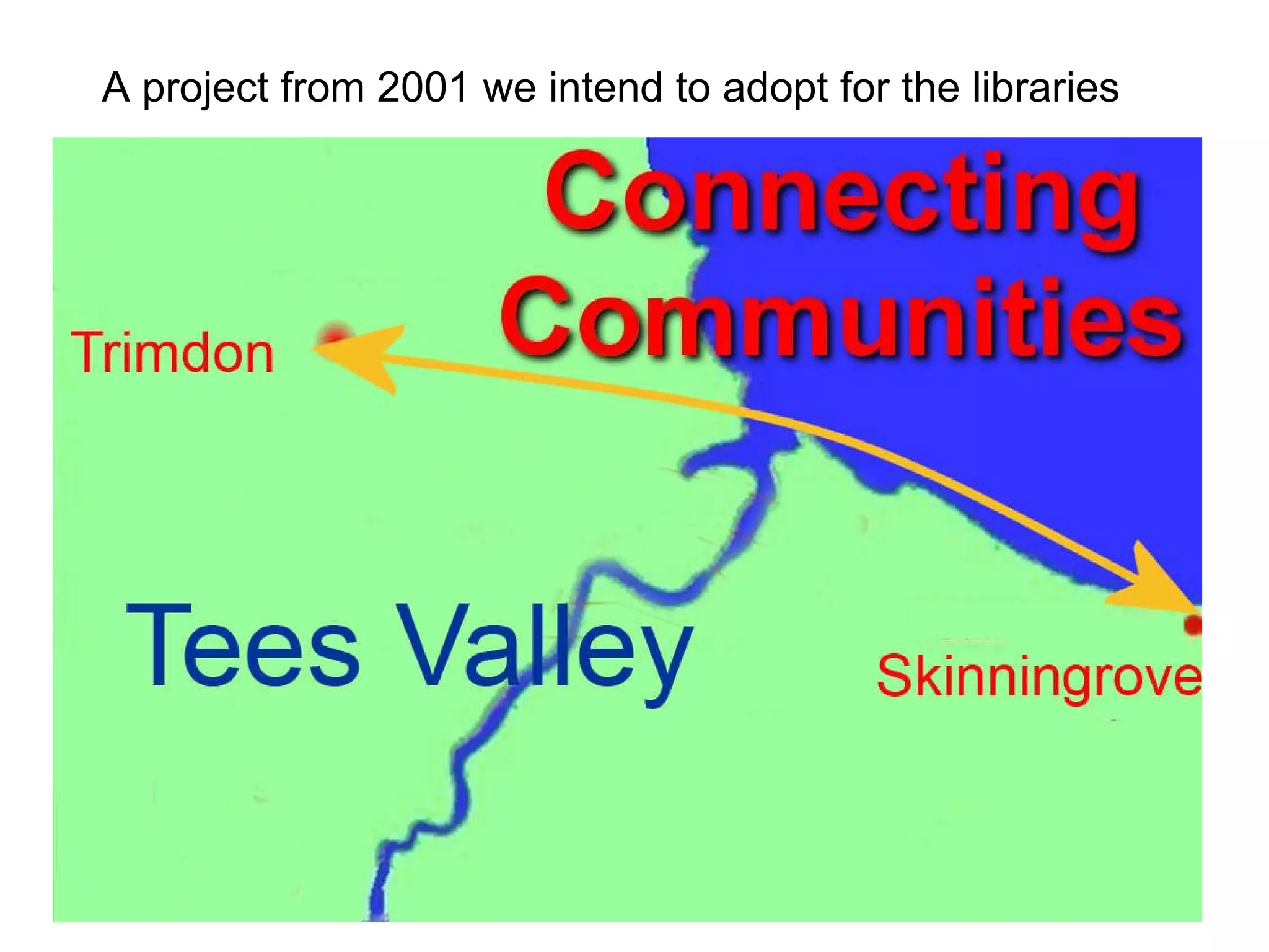 A project from 2001 we intend to adopt for the libraries 