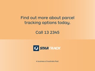 The future of parcel tracking | PDF
