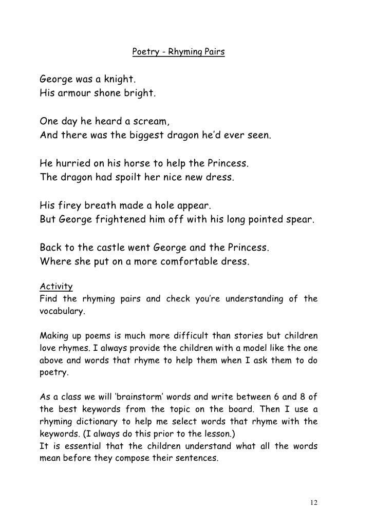 st george and the dragon poem st george and the dragon poem
