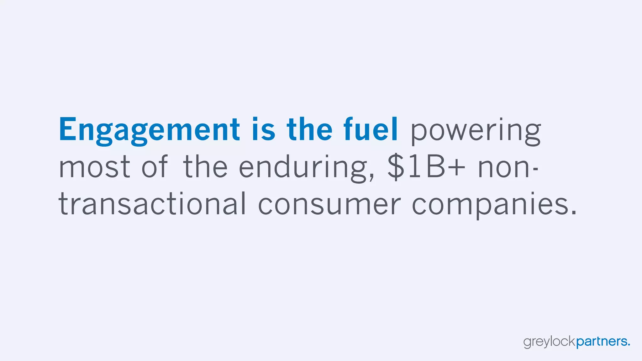 The Hierarchy of Engagement