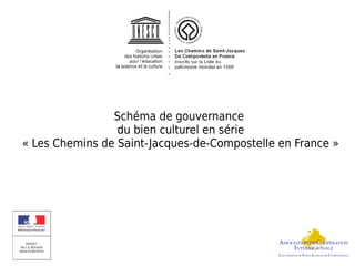 Schéma de gouvernance
du bien culturel en série
« Les Chemins de Saint-Jacques-de-Compostelle en France »
 