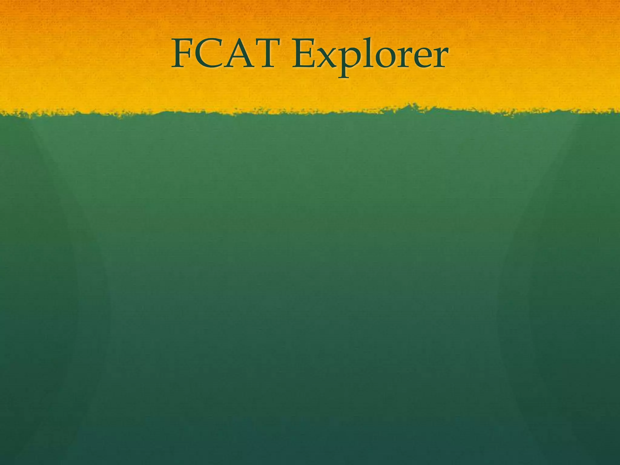 FCAT Explorer
 