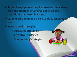 How Do You Effectively Engage Your Students in Learning? | PPTX