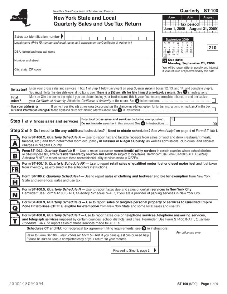 st100 nys tax exempt form st 119