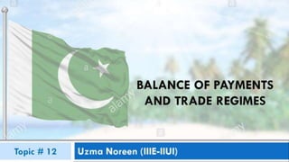economy of pakistan balance of payment