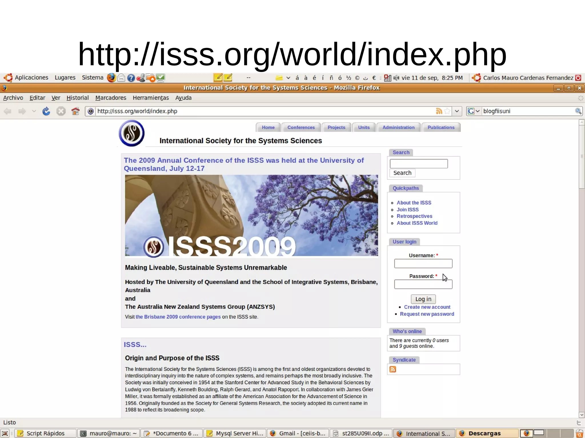http://isss.org/world/index.php
 