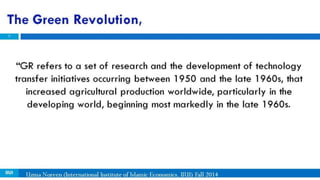 economy of pakistan green revolution land reforms | PPSX