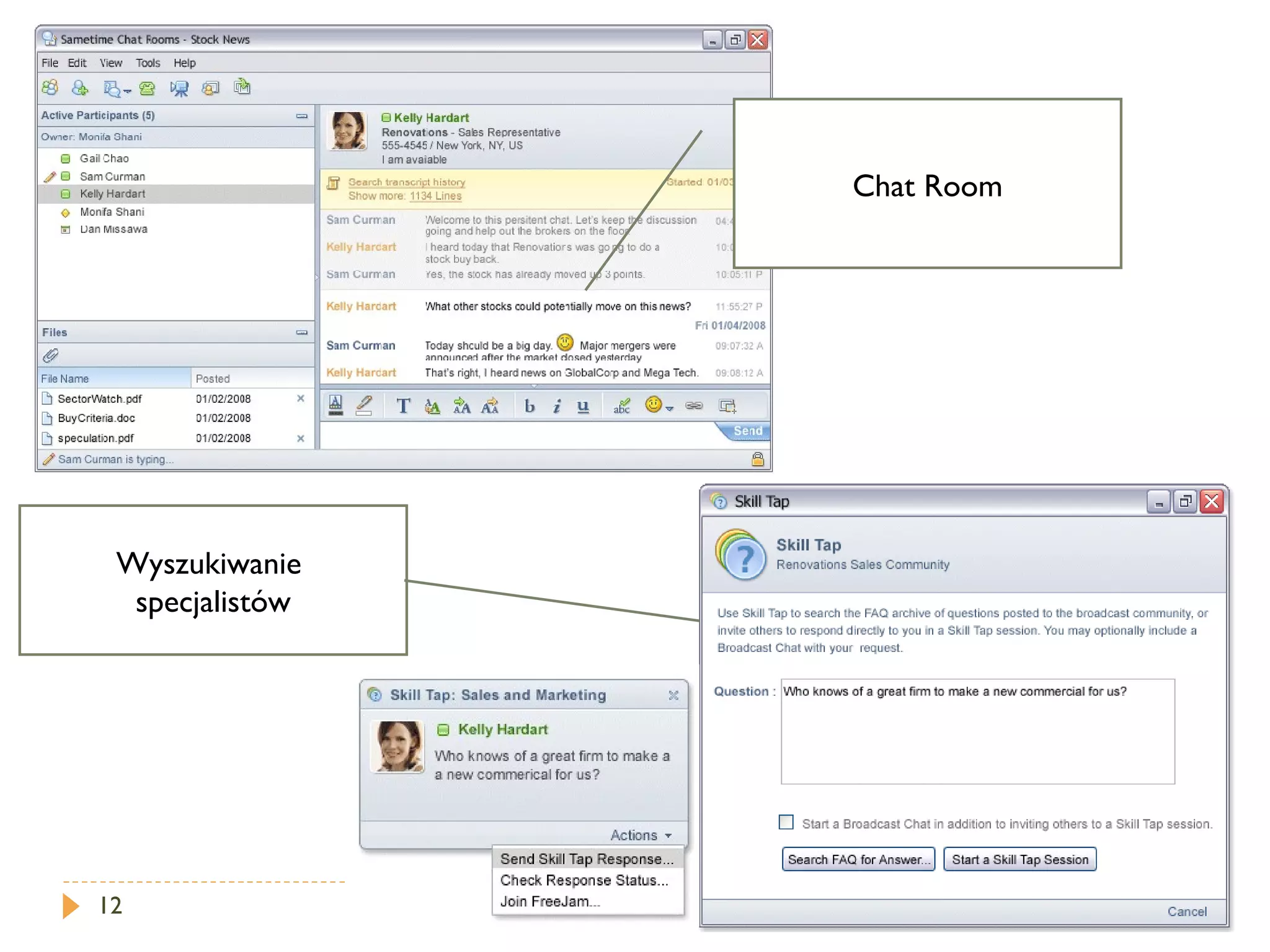 Chat Room Wyszukiwanie  specjalistów 