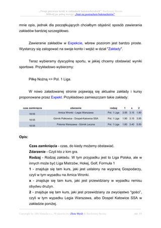 Stań się postrachem bukmacherów