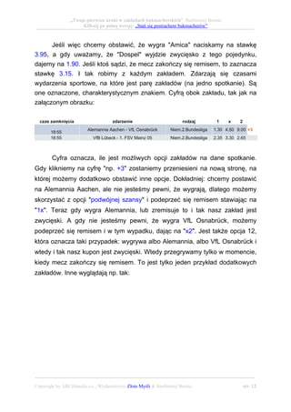 Stań się postrachem bukmacherów