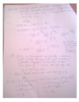 STA 506   Multivariate Analysis (MSC Statistics Class Notes) by Okoyo Collins