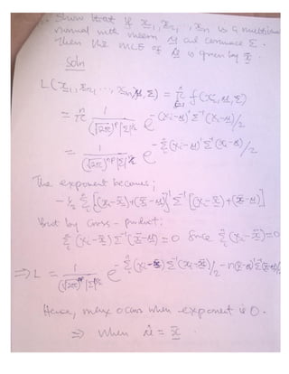 STA 506   Multivariate Analysis (MSC Statistics Class Notes) by Okoyo Collins