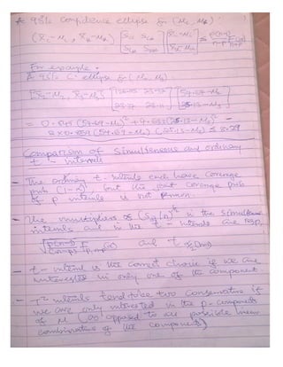 STA 506   Multivariate Analysis (MSC Statistics Class Notes) by Okoyo Collins