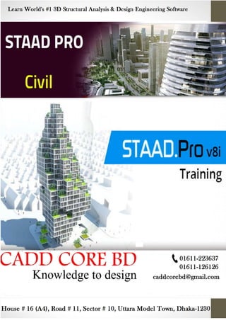 CADD CORE BD (STAAD.Pro Training)