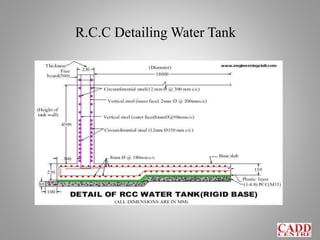 R.C.C Detailing Water Tank
 
