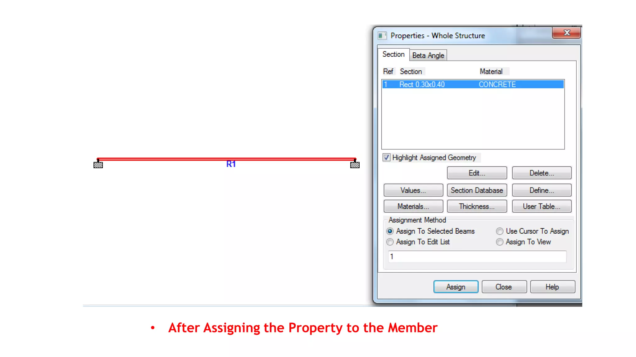 MID-TERM REVIEW, 2017
• After Assigning the Property to the Member
 