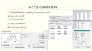 STAAD PRO BASIC DETAIL OF WORKFLOW _2602 | PPTX