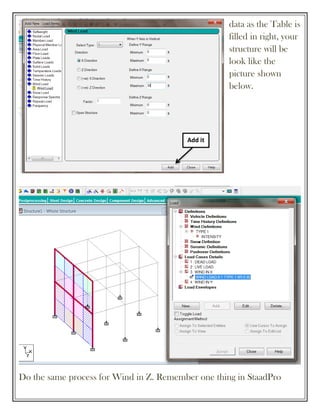 StaadPro Manual by yousuf dinar | PDF