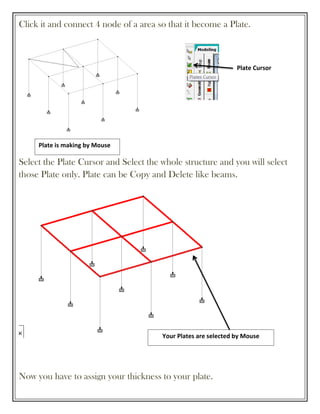 StaadPro Manual by yousuf dinar | PDF