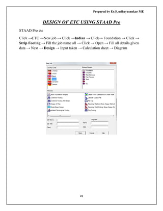 Staad pro notes | PDF