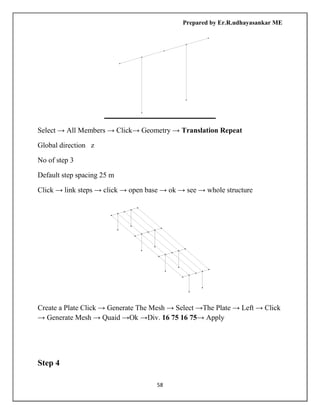 Staad pro notes | PDF
