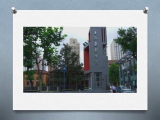 Shanghai Theatre Academy Presentation by Dr Haili Ma