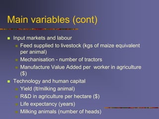 A comparison of dairy policy and development in South Asia and East Africa: lessons for a pro-poor dairy policy agenda