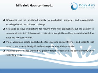 Dairy economics and policy: Focus on Asia—A scoping paper under the auspices of Dairy Asia