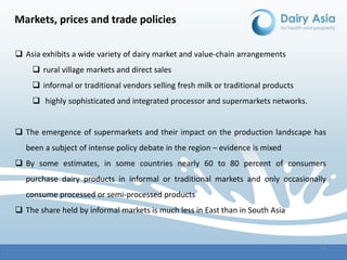 Dairy economics and policy: Focus on Asia—A scoping paper under the auspices of Dairy Asia