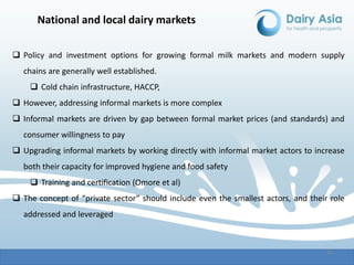 Dairy economics and policy: Focus on Asia—A scoping paper under the auspices of Dairy Asia