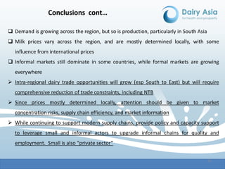 Dairy economics and policy: Focus on Asia—A scoping paper under the auspices of Dairy Asia