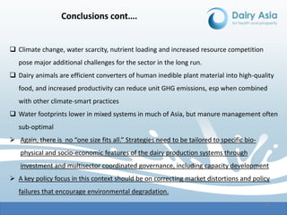 Dairy economics and policy: Focus on Asia—A scoping paper under the auspices of Dairy Asia