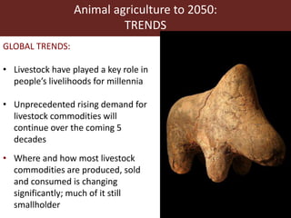 Ensuring livestock livelihoods and animal source food security