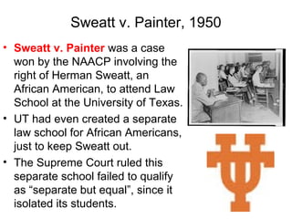 Staar 12 civil rights years1 PPT