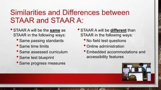 Staar a training sped.diag group | PPTX