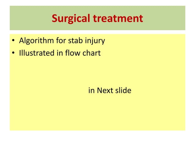 Stab and chop wounds mb singh 2020 | PPTX | First Aid | Injuries
