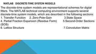 Stability Analysis of Discrete System | PPTX