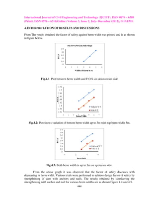 Stability analysis of earth dam by geostudio software | PDF