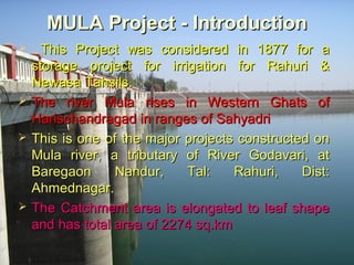 Mula Project Stability analysis of mula dam | PPT
